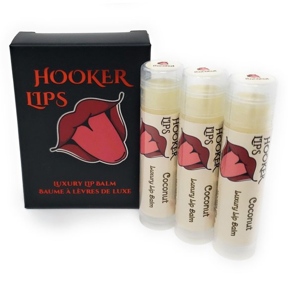 Hooker Lips Luxury Lip Balm Coconut 3 Pack - Picture 1 of 3